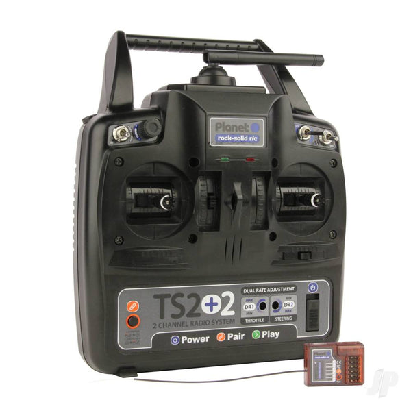 PLAT02101 PLANET TS2+2 2.4GHz 2-Channel Stick Transmitter with 2 Aux Channels with 6-channel Rx