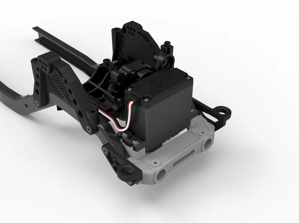 Knight Customs SCX10iii Servo winch chassis brace