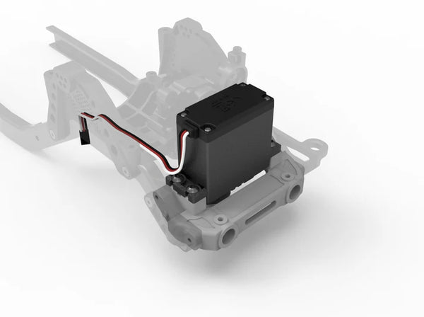 Knight Customs SCX10iii Servo winch chassis brace