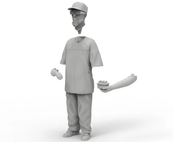 Knight Customs Lowrider standing figure