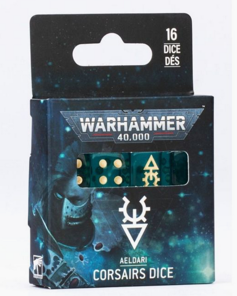 46-77 Warhammer 40K - Aeldari Corsairs Dice Set