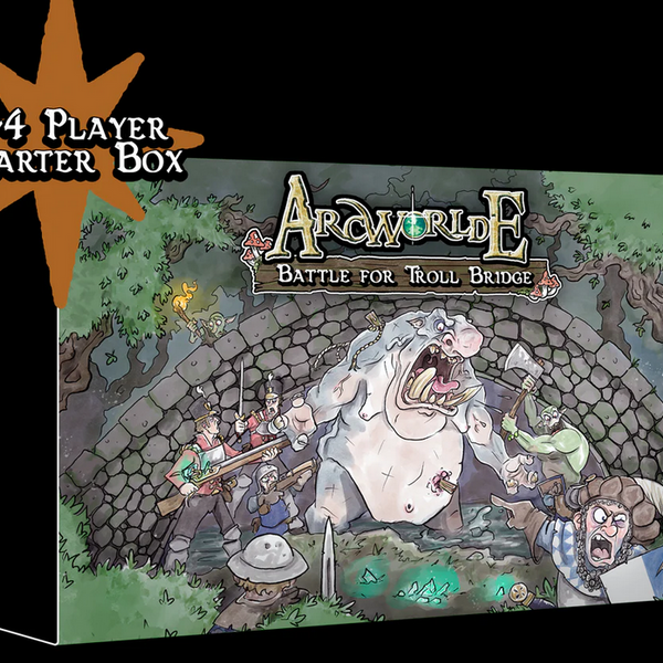 ArcWorlde:  Battle for Troll Bridge - 1 to 4 Player Starter Box Set (METAL)