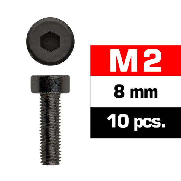 UR163208 M2x8mm CAP HEAD SCREWS (10 pcs)