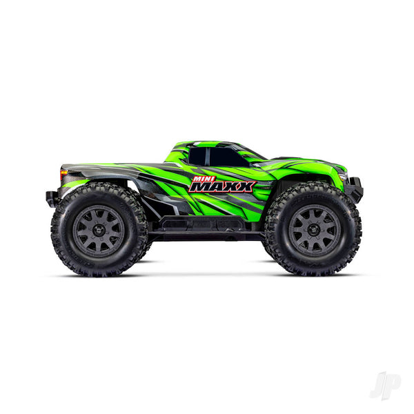 TRX107154-1-GRN TRAXXAS Mini Maxx BL-2S 4WD RTR Monster Truck, Green