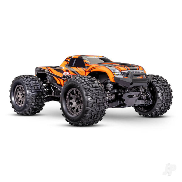 TRX107154-1-ORNG TRAXXAS Mini Maxx BL-2S 4WD RTR Monster Truck, ORANGE