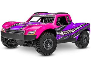 TRX108164-1-PINK Traxxas Mini Slash BL-2S 4X4 RTR Short Course Truck - Pink