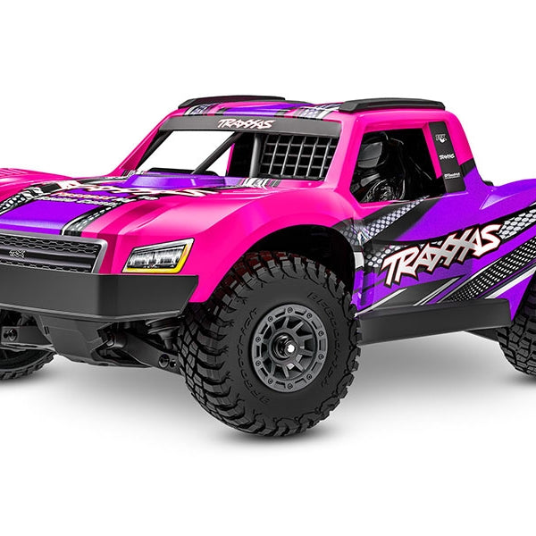 TRX108164-1-PINK Traxxas Mini Slash BL-2S 4X4 RTR Short Course Truck - Pink