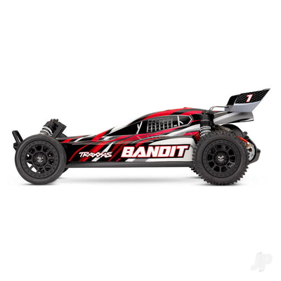 TRX24254-8-REDX Traxxas Bandit HD 1:10 2WD RTR Buggy, RedX