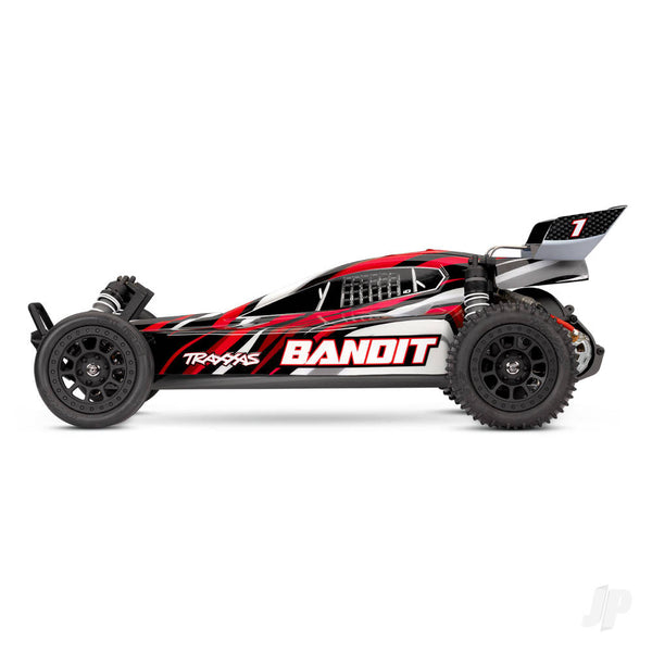 TRX24254-8-REDX Traxxas Bandit HD 1:10 2WD RTR Buggy, RedX
