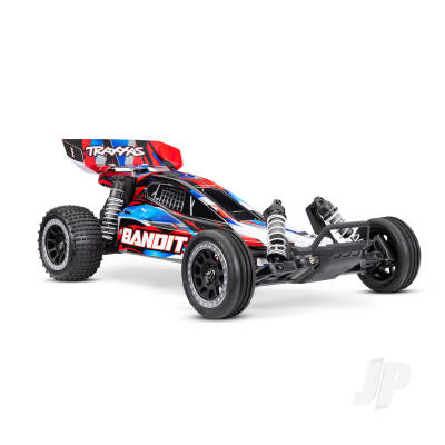 Bandit HD 1:10 Electric 2WD RTR Buggy, Red (+ TQ 2-ch, XL-5, Titan 550, 7-Cell NiMH, 4A USB-C Charger) TRX24254-8-RED
