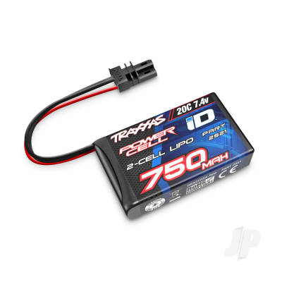TRX2821 TRAXXAS LiPo 2S 750mAh 7.4V 20C iD Power Cell Battery