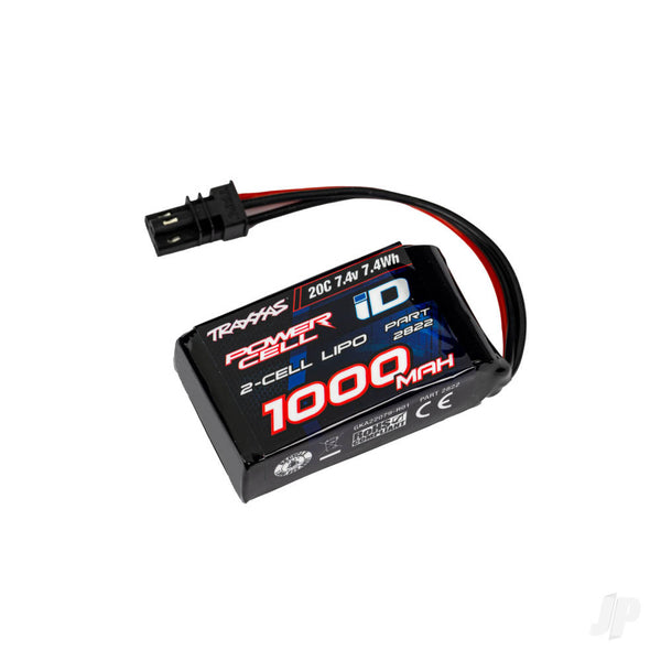 TRX2822 Traxxas 1000mAh 7.4V 2-Cell 20C LiPo Battery