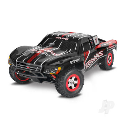 Slash 1:16 4X4 RTR Electric Short Course Truck, Black (+ TQ 2-ch, XL-2.5, Titan 550, 6-Cell NiMH, USB-C Charger) TRX70054-8-BLK