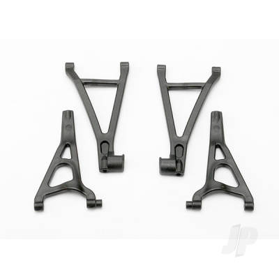 TRX7131 TRAXXAS Suspension arm Set, Front (includes upper right & left and lower right & left arms)