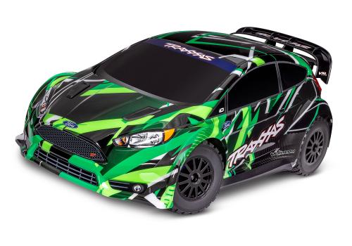 TRX74276-4-GRN Traxxas Rally VXL - Ford Fiesta ST - Green