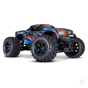TRX77096-4-BLUE X-Maxx Belted 1:6 8S 4WD Electric Monster Truck, Blue