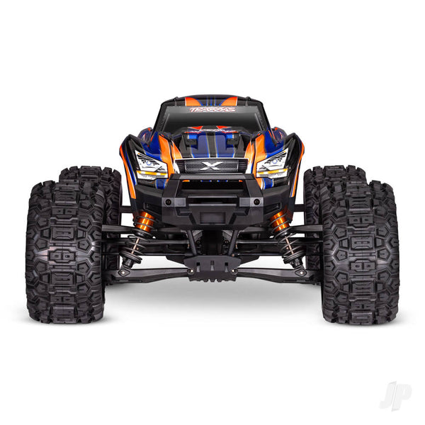 TRX77096-4-ORNG X-Maxx Belted 1:6 8S 4WD Electric Monster Truck, Orange