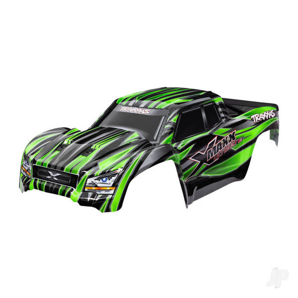 TRX7868-GRN TRAXXAS Body, X-Maxx Ultimate, Green (painted, decals applied)