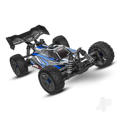 Jato 4X4 BL-2S 1:8 4WD RTR Racing Buggy, Blue (+ TQ 2-ch, BL-2S, 3300kV, Clipless Body)