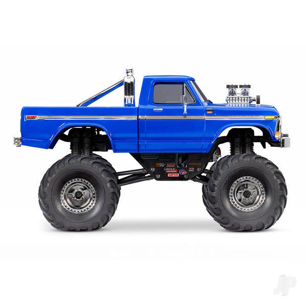 TRX98044-1-BLUE TRX-4MT Ford F-150 1:18 4WD Electric Monster Truck, BLUE