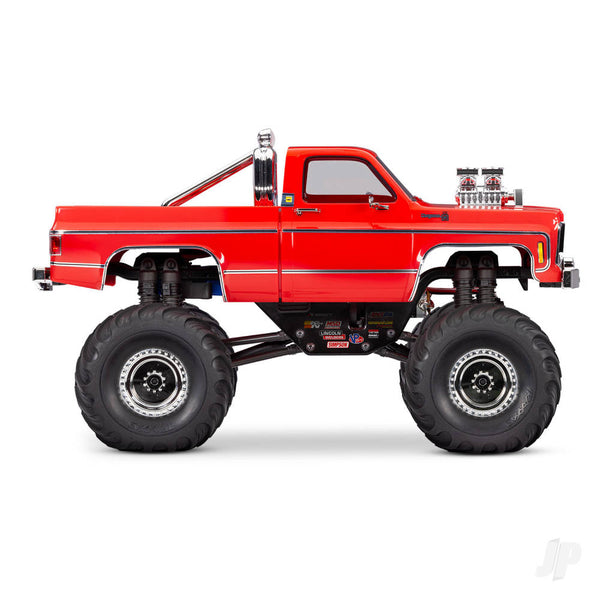 TRX98064-1-RED TRX-4MT Chevrolet K10 1:18 4WD Electric Monster Truck - Red