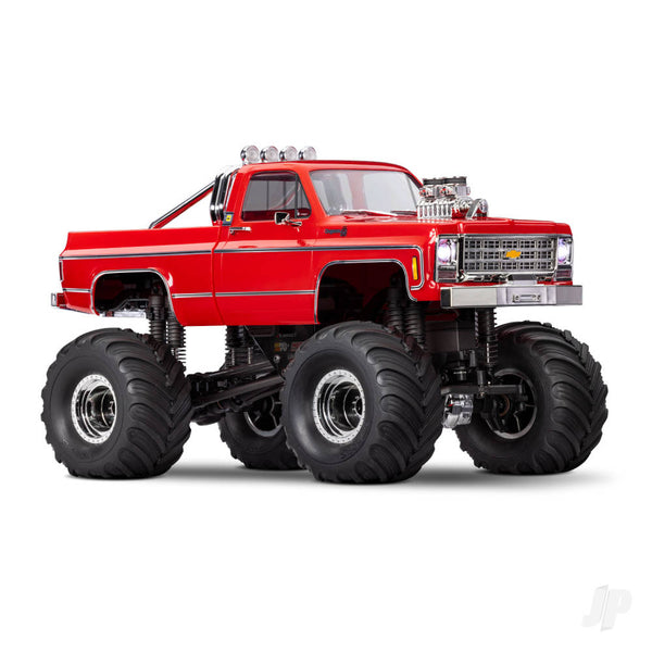 TRX98064-1-RED TRX-4MT Chevrolet K10 1:18 4WD Electric Monster Truck - Red