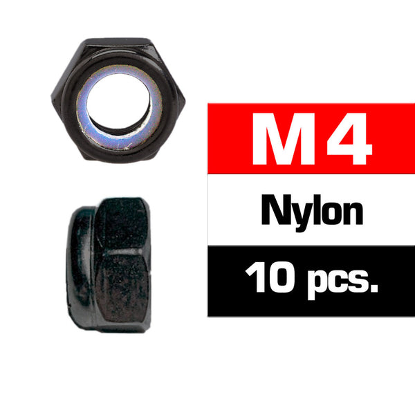 UR165400 M4 NYLON LOCKNUTS (10 pcs)