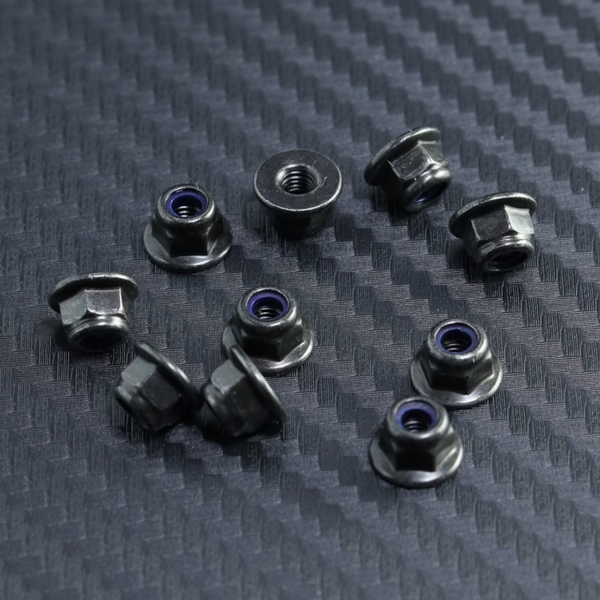 MYH0009 5.5mm Flanged M3 Nyloc (10pcs)