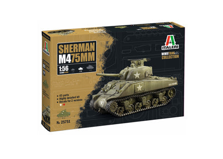 25751 ITALERI M4 Sherman 75mm