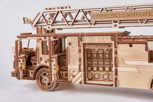 WDTK091 WOOD TRICK Rescue Firetruck