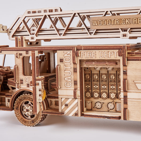 WDTK091 WOOD TRICK Rescue Firetruck