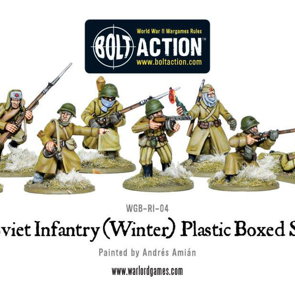 Bolt Action Winter Soviet Infantry WGB-RI-04