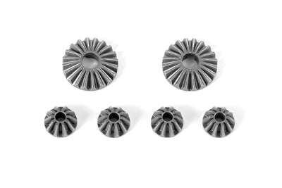 355031 XRAY Steel Diff Bevel + Satellite Gears - V2 (2+4)
