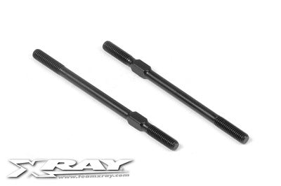362610 XRAY Adjustable Turnbuckle 50mm M3 L/R - Hudy Spring Steel (2)
