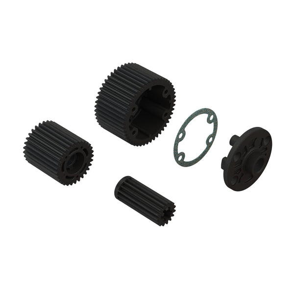 ARA311095 ARRMA Diff Case and Idler Gear Set (47/29T, 0.8M)
