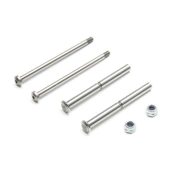 TLR234098 TLR Front Hinge Pin and King Pin Set, Polished: All 22