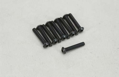 XTM148635 XTM RACING BUTTON HEAD CAP SCREW 3X18MM (PK10)