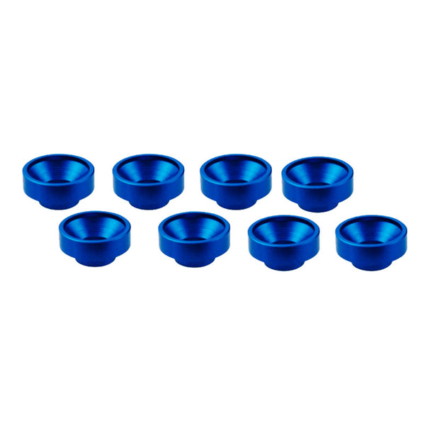 UR1507-A M3 ALUMINUM SERVO WASHER BLUE (8 pcs)