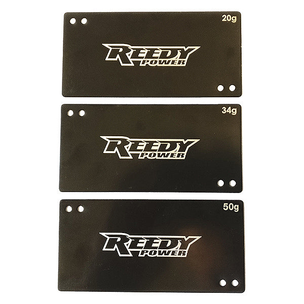 AS27355 REEDY SHORTY LIPO BATTERY WEIGHT SET (20G/34G/50G)