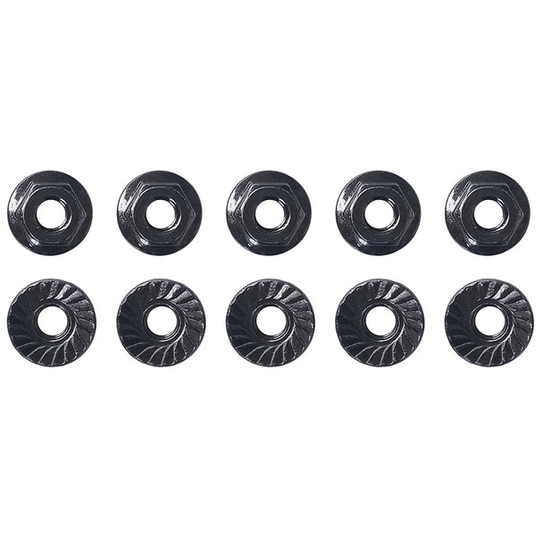 AS91150 TEAM ASSOCIATED M4 LOW PROFILE SERRATED STEEL WHEEL NUTS (10PCS)