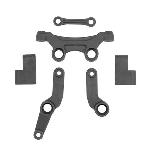 TEAM ASSOCIATED RB10 RETRO STEERING BELLCRANK SET, GREY