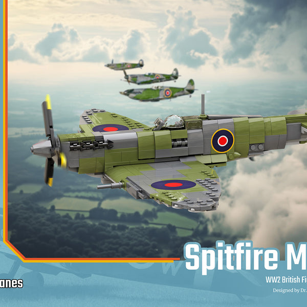 B2002 BUILD ARMY Supermarine Spitfire Mk Vb Fighter Plane