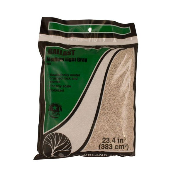 Woodland Scenics Light Grey Medium Ballast - B81