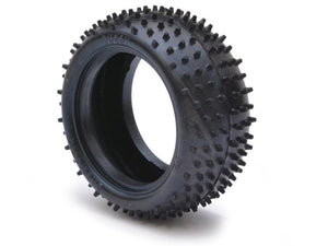 BBT22 - BALLISTIC BUGGY MINI SPIKE - REAR TYRES - WHITE COMPOUND