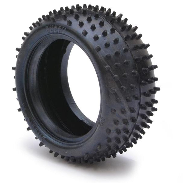 BBT22 - BALLISTIC BUGGY MINI SPIKE - REAR TYRES - WHITE COMPOUND