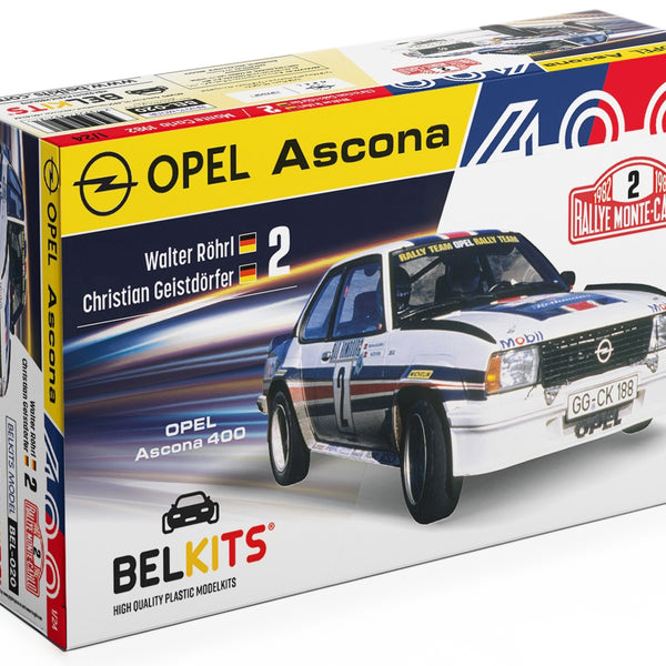 BEL020 BELKITS Opel Ascona 400 MC 1982 Rohl/Geistdorfer Rally Car