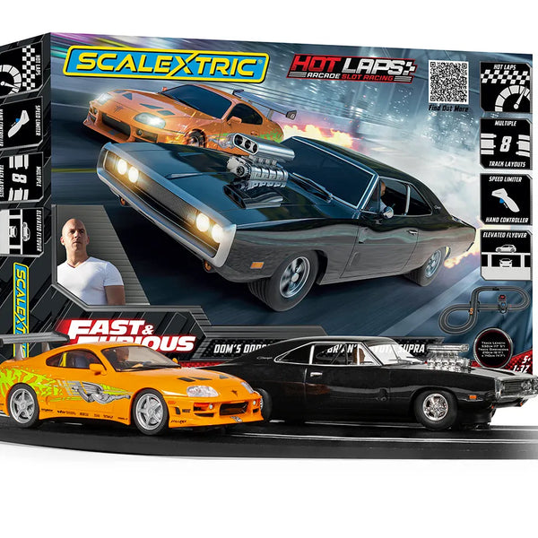 C1458M Scalextric Fast and Furious Hot Laps Race Set