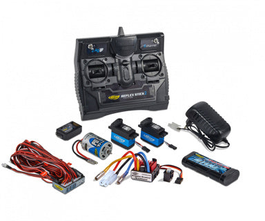 C501015 Reflex Truck Starter Set incl radio, battery lights motor