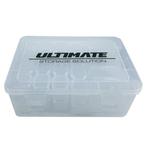 UR8840-S ULTIMATE PLASTIC BOX W/ 5 MED & 32 SMALL INNER BOXES