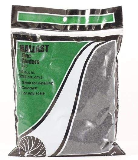 Woodland Scenics Cinders Fine Ballast - B76